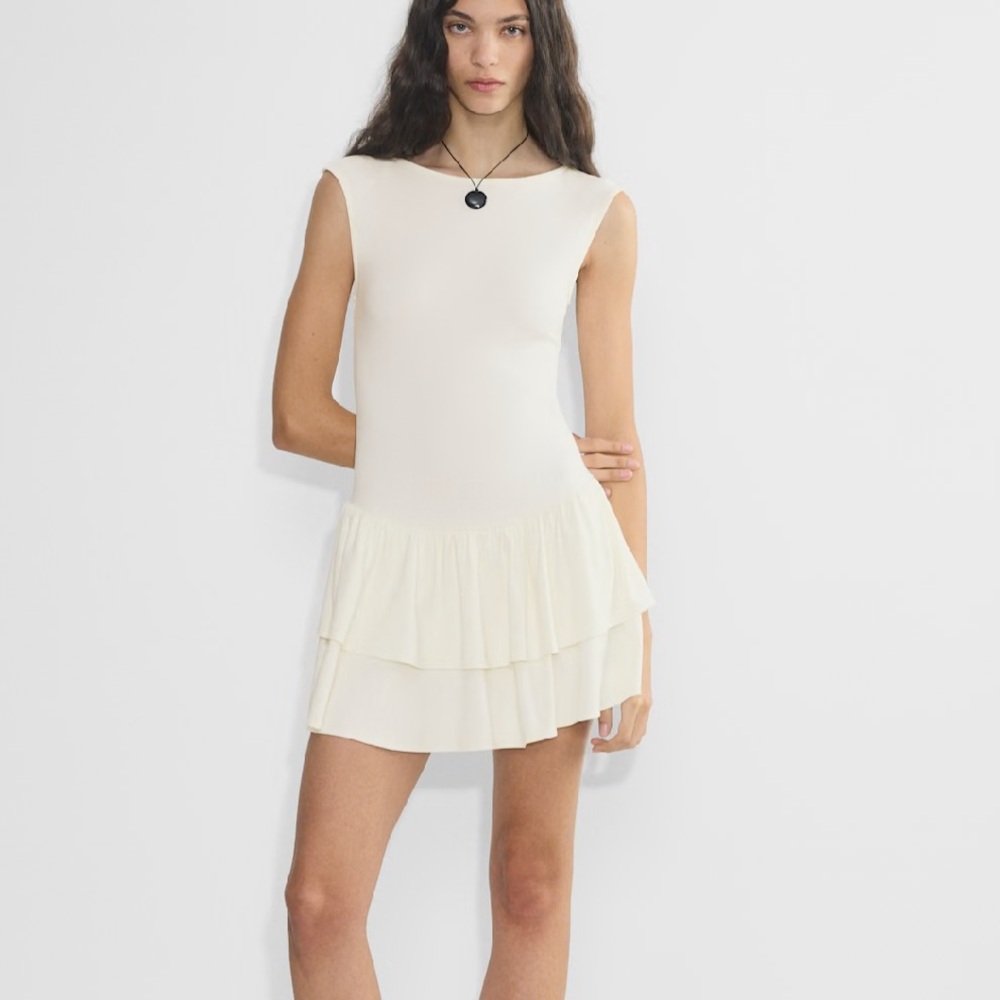 GoodLux Bloomsbury Dress in Light Birch